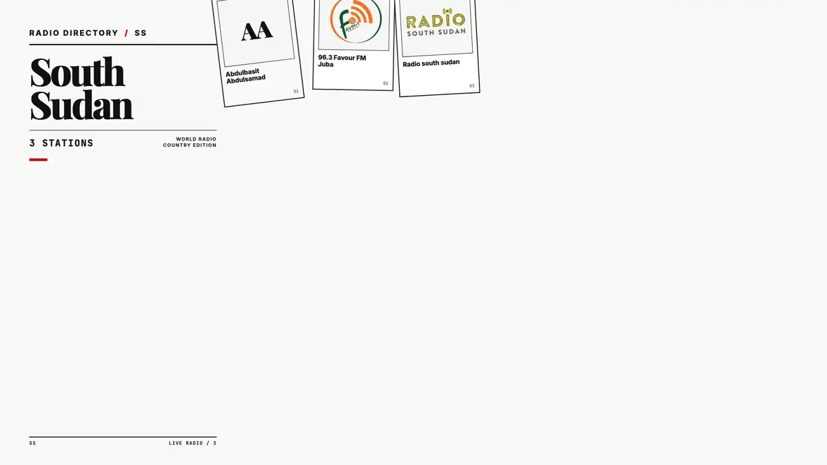 Logos of popular South Sudan radio stations
